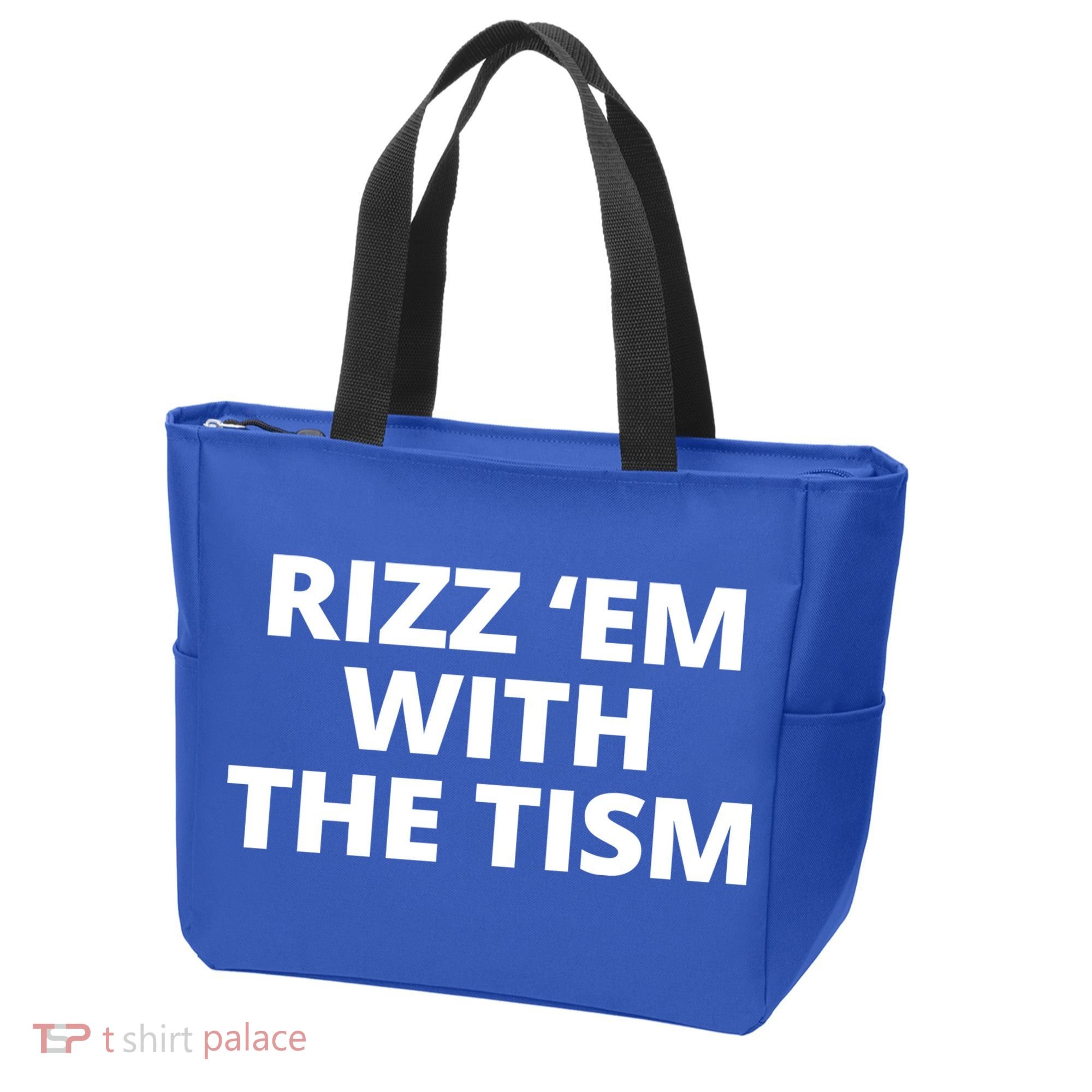 Rizz Em With The Tism Autism Tote Bag