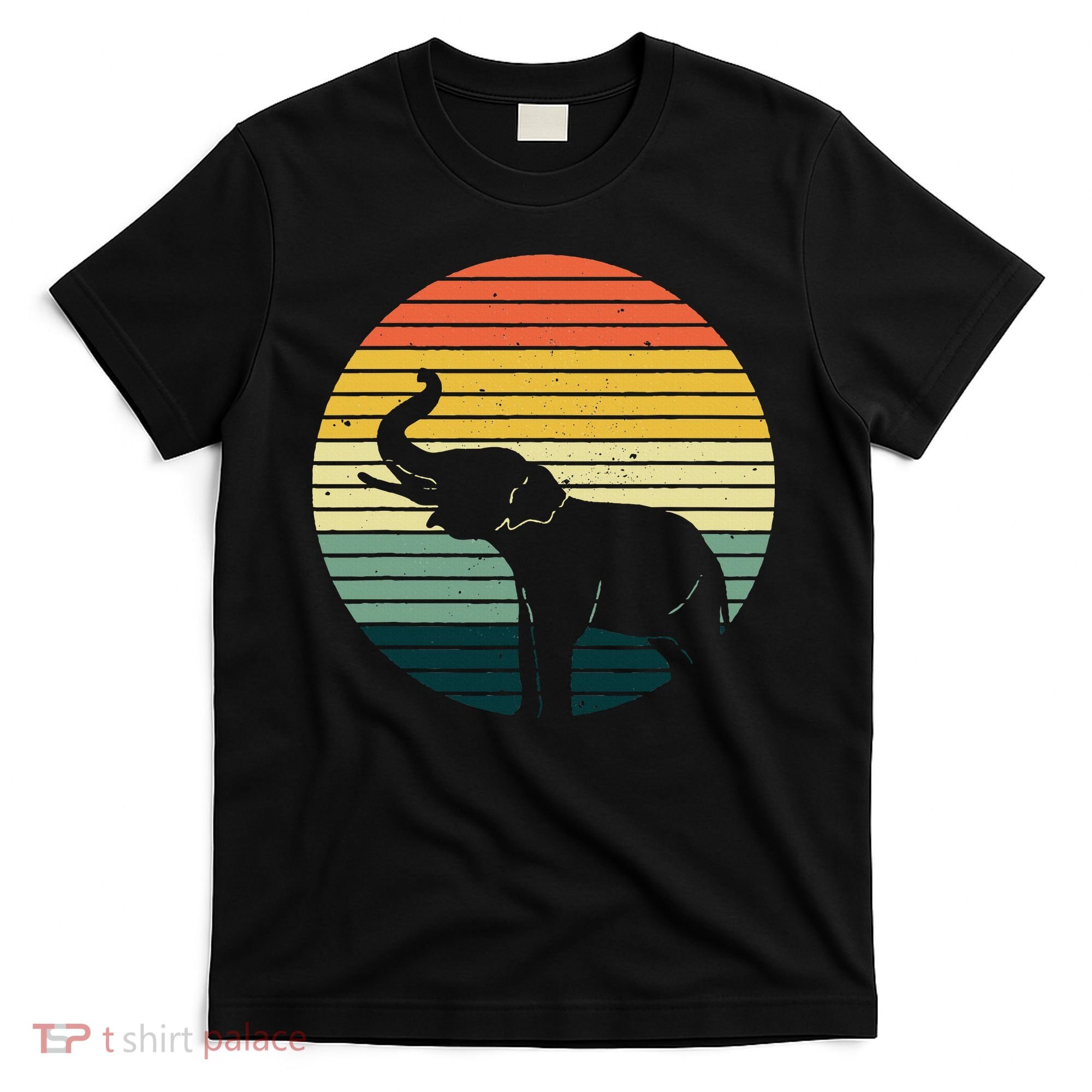 Retro Elephant Wildlife Vintage Africa Elephant T-Shirt