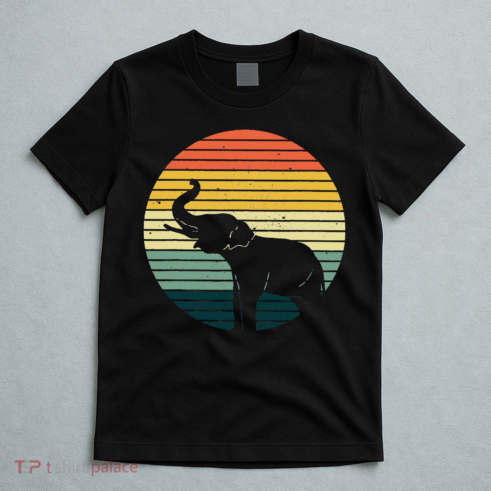 Retro Elephant Wildlife Vintage Africa Elephant T-Shirt