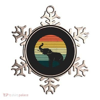 Retro Elephant Wildlife Vintage Africa Elephant Ornament