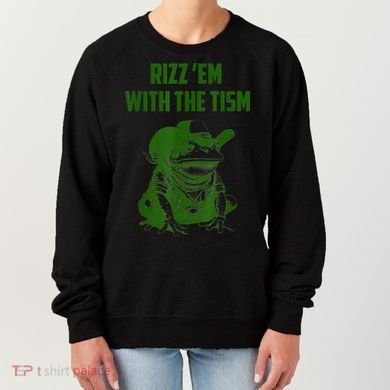 Rizz Em With The Tism Frog Women's Sweatshirt