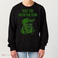 Rizz Em With The Tism Frog Women's Sweatshirt thumb 0