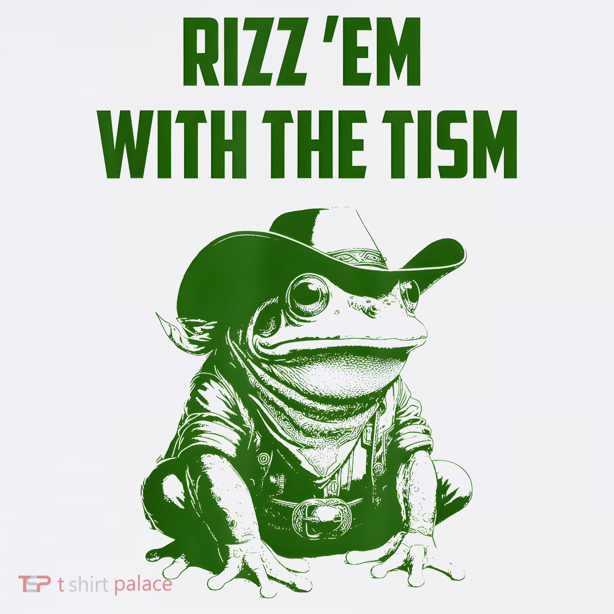 Rizz Em With The Tism Frog Apron