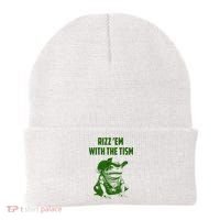 Rizz Em With The Tism Frog Beanie thumb 0