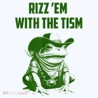 Rizz Em With The Tism Frog Beanie thumb 2