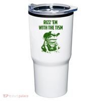 Rizz Em With The Tism Frog Tumbler thumb 0
