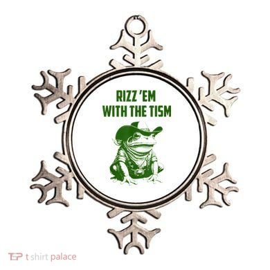 Rizz Em With The Tism Frog Ornament