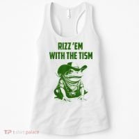 Rizz Em With The Tism Frog Women's Tank Top thumb 0