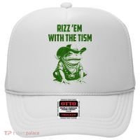 Rizz Em With The Tism Frog Hat thumb 0