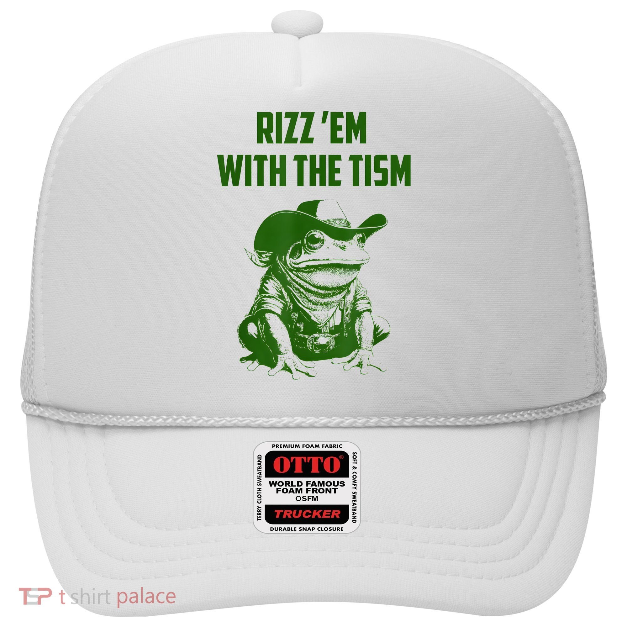 Rizz Em With The Tism Frog Hat