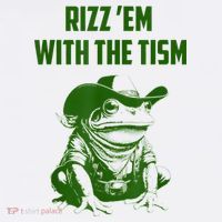 Rizz Em With The Tism Frog Kids Sweatshirt thumb 2