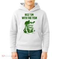 Rizz Em With The Tism Frog Kids Hoodie thumb 4