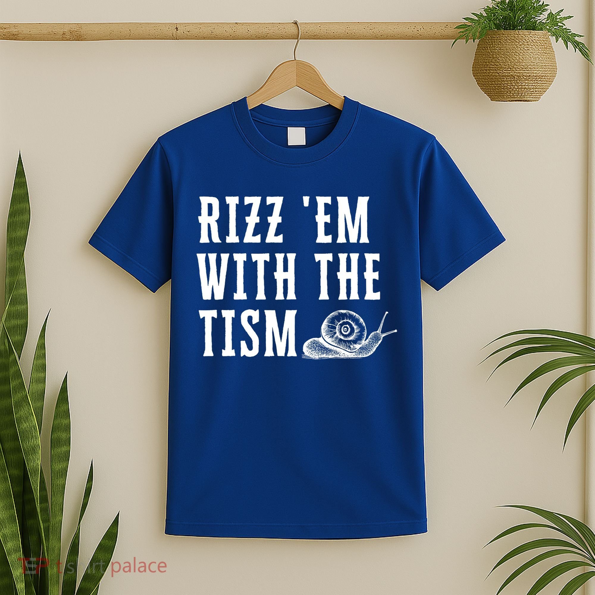 Rizz Em With The Tism Funny Autism Perfect Awareness Funny Gift T-Shirt