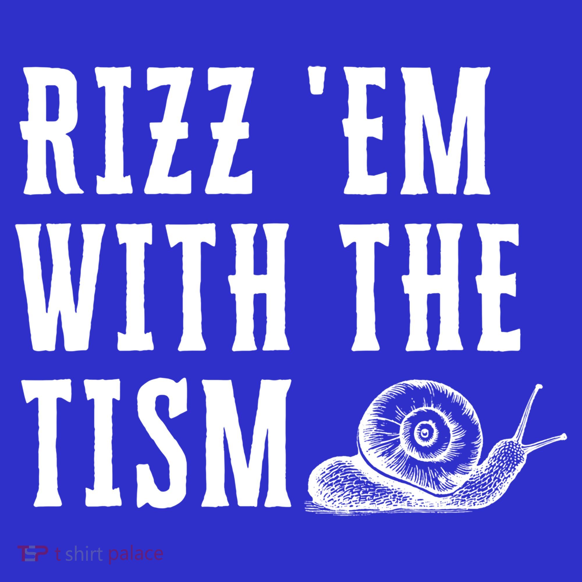 Rizz Em With The Tism Funny Autism Perfect Awareness Funny Gift T-Shirt