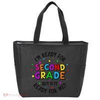 Ready For 2nd Grade But Is It Ready For Me Back To School Tote Bag thumb 0
