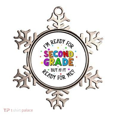 Ready For 2nd Grade But Is It Ready For Me Back To School Ornament