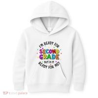 Ready For 2nd Grade But Is It Ready For Me Back To School Kids Hoodie thumb 0