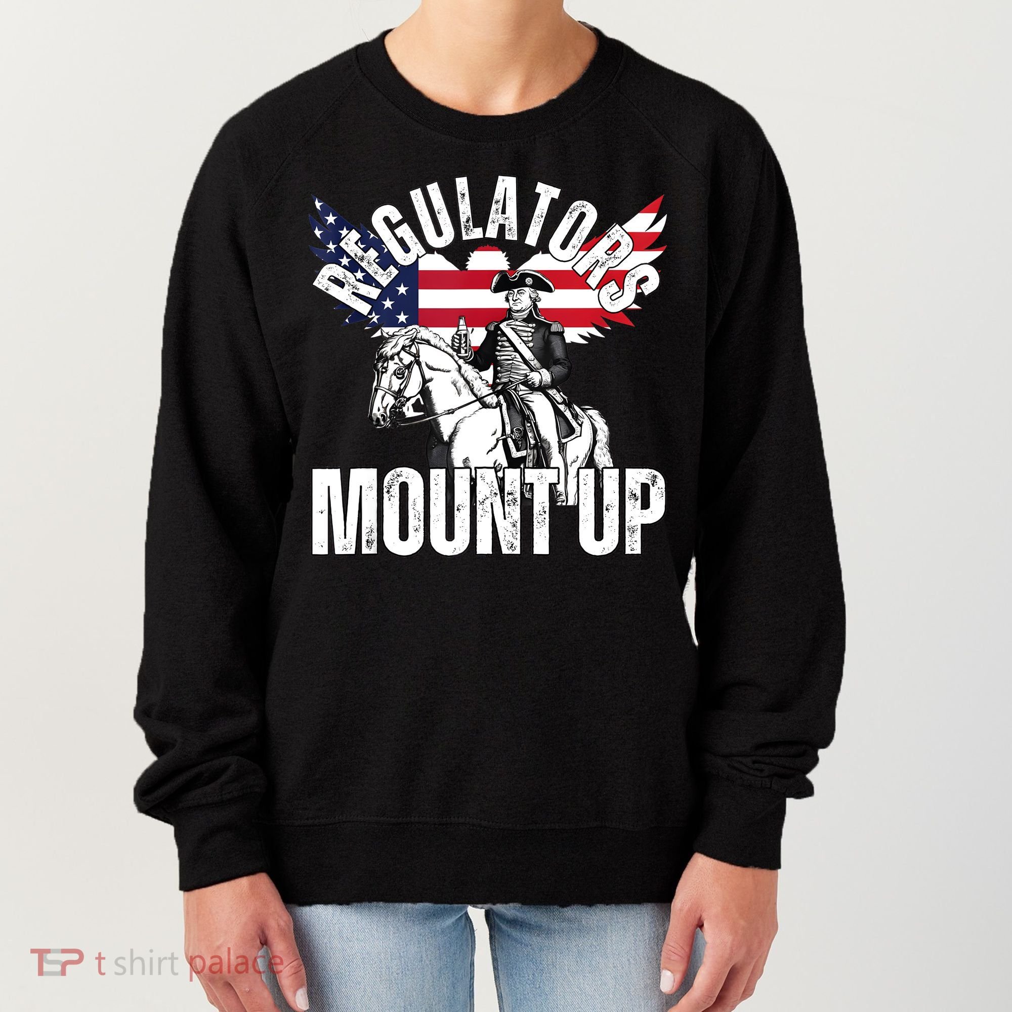 Regulators Funny 4th Of July Independence Day Eagle Women's Sweatshirt