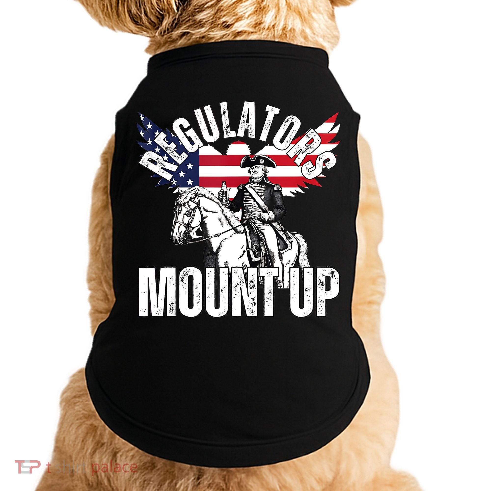 Regulators Funny 4th Of July Independence Day Eagle Doggie Tank
