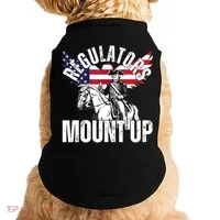 Regulators Funny 4th Of July Independence Day Eagle Doggie Tank thumb 0