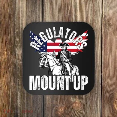 Regulators Funny 4th Of July Independence Day Eagle Coaster