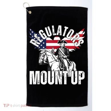 Regulators Funny 4th Of July Independence Day Eagle Golf Towel