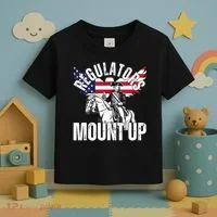 Regulators Funny 4th Of July Independence Day Eagle Toddler T-Shirt thumb 3