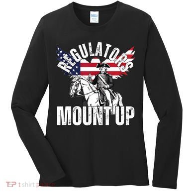 Regulators Funny 4th Of July Independence Day Eagle Women's Long Sleeve Shirt