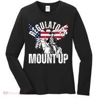 Regulators Funny 4th Of July Independence Day Eagle Women's Long Sleeve Shirt thumb 0