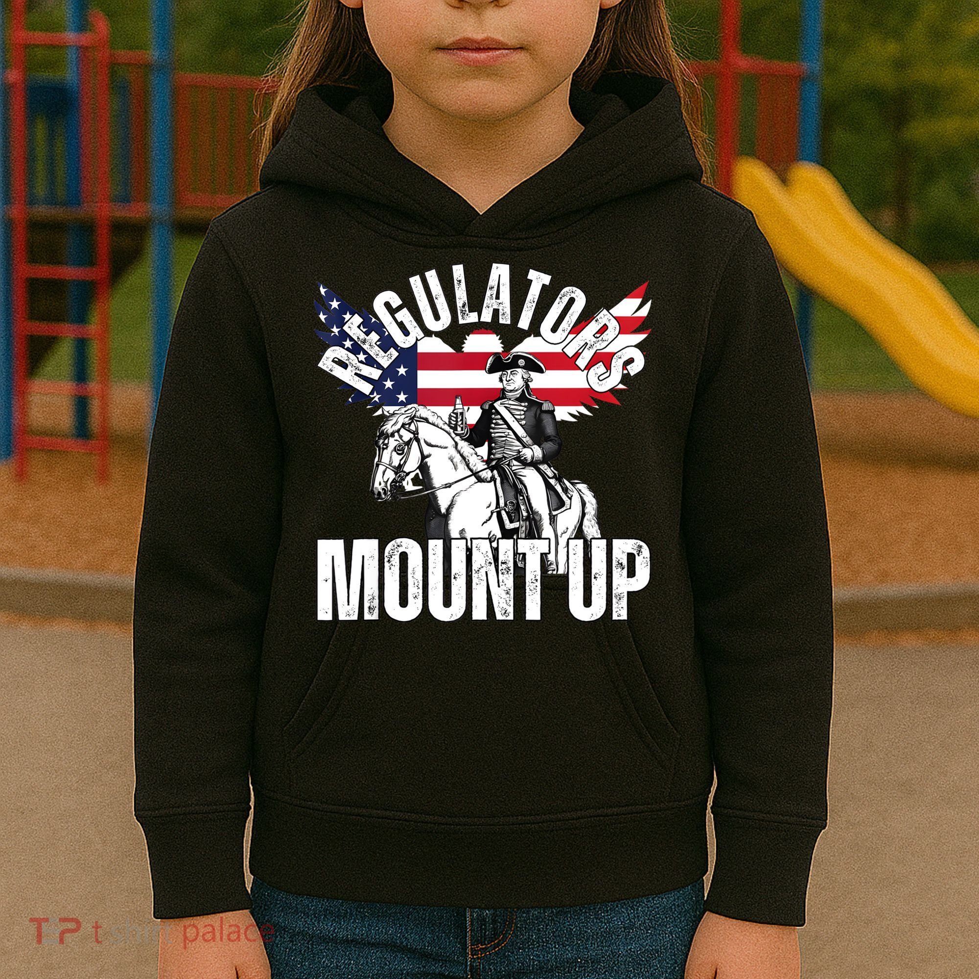 Regulators Funny 4th Of July Independence Day Eagle Kids Hoodie