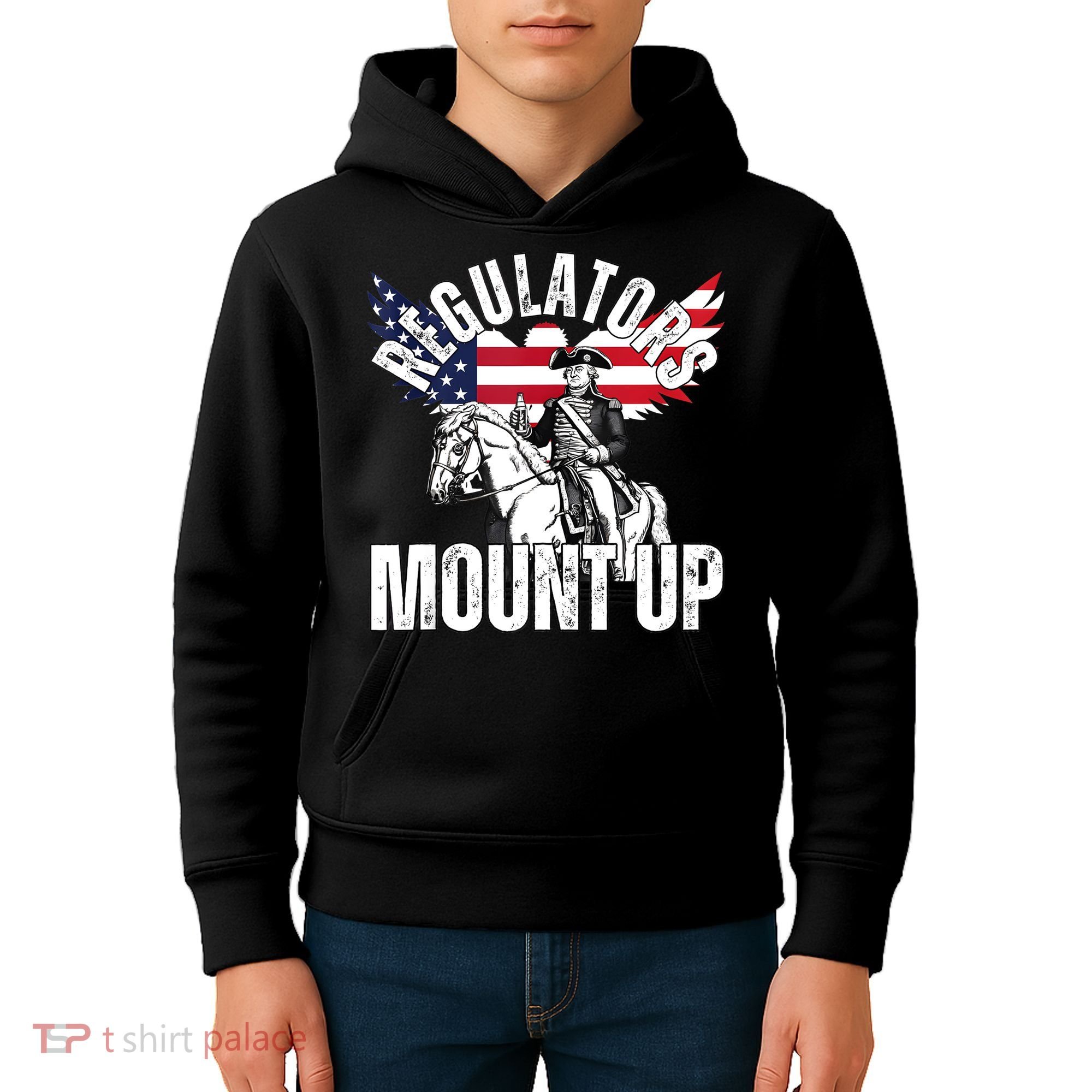 Regulators Funny 4th Of July Independence Day Eagle Kids Hoodie