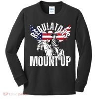 Regulators Funny 4th Of July Independence Day Eagle Kids Long Sleeve Shirt thumb 0