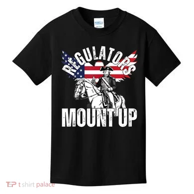 Regulators Funny 4th Of July Independence Day Eagle Kids T-Shirt