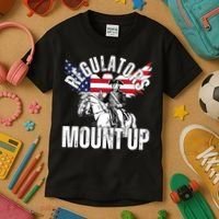 Regulators Funny 4th Of July Independence Day Eagle Kids T-Shirt thumb 3