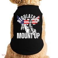 Regulators Funny 4th Of July Independence Day Eagle Doggie Tank thumb 0