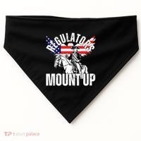 Regulators Funny 4th Of July Independence Day Eagle USA-Made Doggie Bandana thumb 0