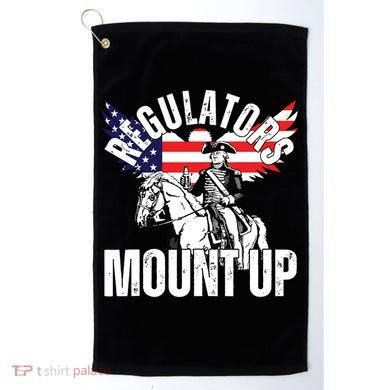 Regulators Funny 4th Of July Independence Day Eagle Golf Towel