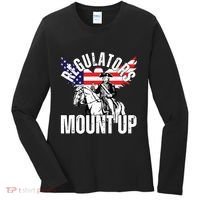 Regulators Funny 4th Of July Independence Day Eagle Women's Long Sleeve Shirt thumb 0
