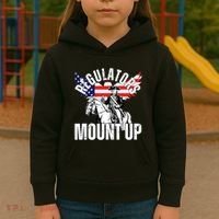 Regulators Funny 4th Of July Independence Day Eagle Kids Hoodie thumb 3