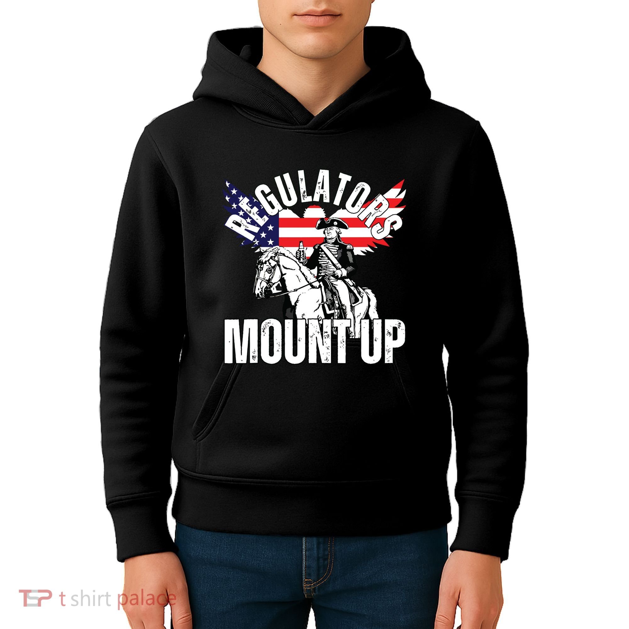 Regulators Funny 4th Of July Independence Day Eagle Kids Hoodie