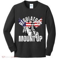Regulators Funny 4th Of July Independence Day Eagle Kids Long Sleeve Shirt thumb 0