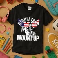 Regulators Funny 4th Of July Independence Day Eagle Kids T-Shirt thumb 3