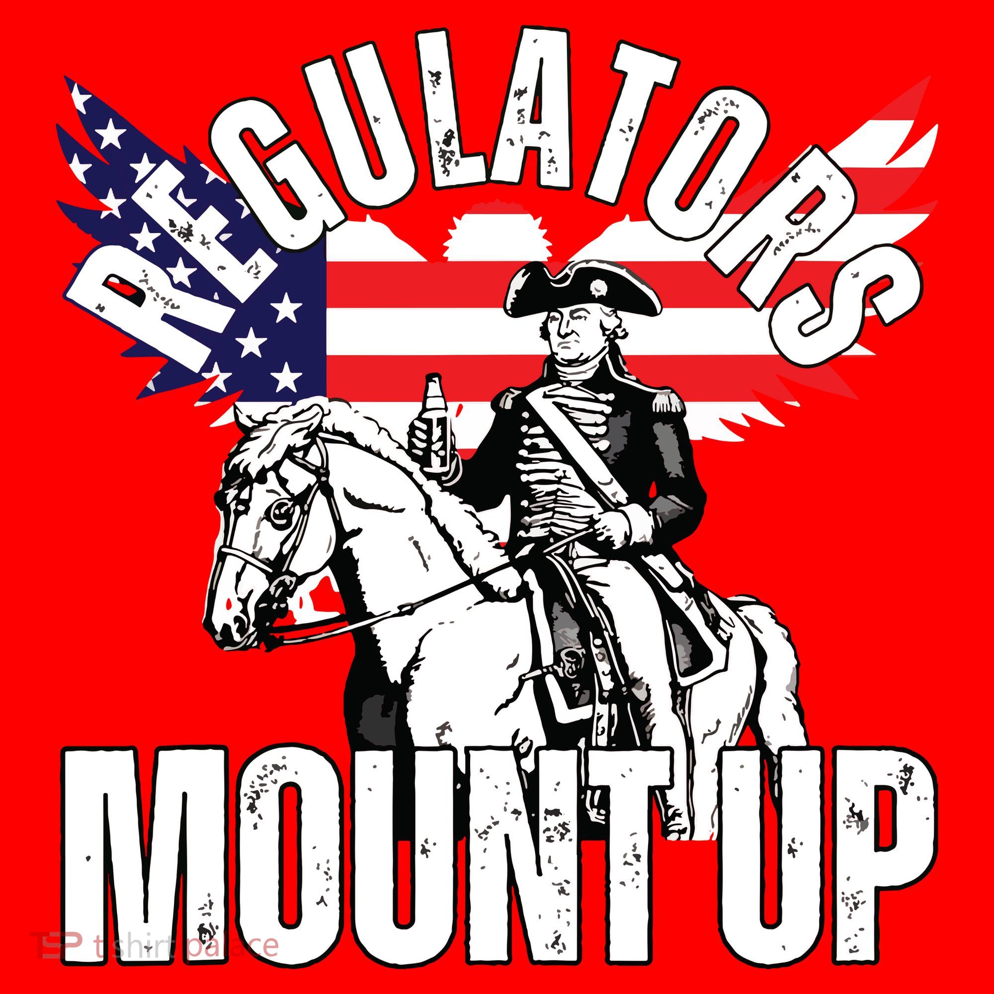 Regulators Funny 4th Of July Independence Day Eagle Santa Hat