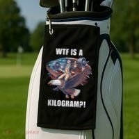 Regulators Funny 4th Of July Independence Day Eagle Golf Towel thumb 2