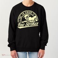 Retro Funny 8 Ball Finish It Few Strokes Pool Billiards Gift Women's Sweatshirt thumb 0