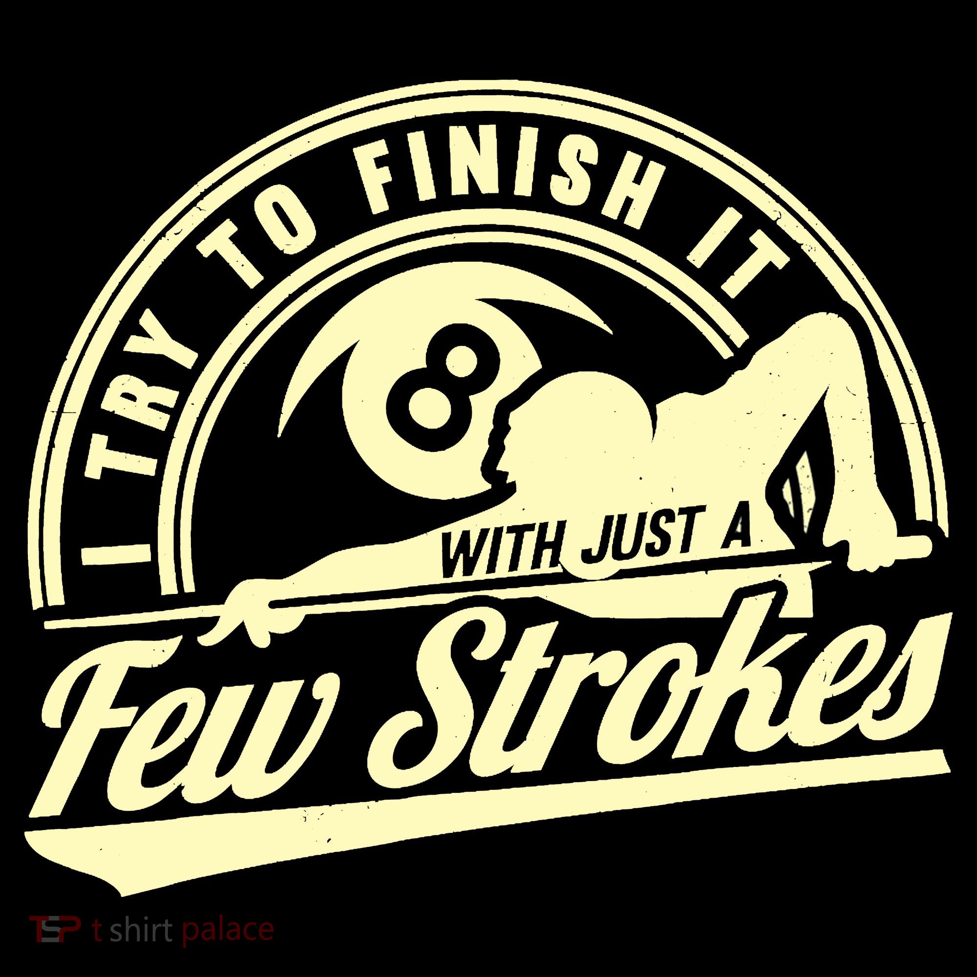 Retro Funny 8 Ball Finish It Few Strokes Pool Billiards Gift Women's Hoodie