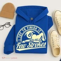 Retro Funny 8 Ball Finish It Few Strokes Pool Billiards Gift Hoodie thumb 4