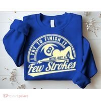 Retro Funny 8 Ball Finish It Few Strokes Pool Billiards Gift Sweatshirt thumb 2