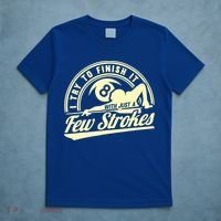 Retro Funny 8 Ball Finish It Few Strokes Pool Billiards Gift T-Shirt thumb 5