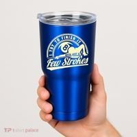 Retro Funny 8 Ball Finish It Few Strokes Pool Billiards Gift Tumbler thumb 2
